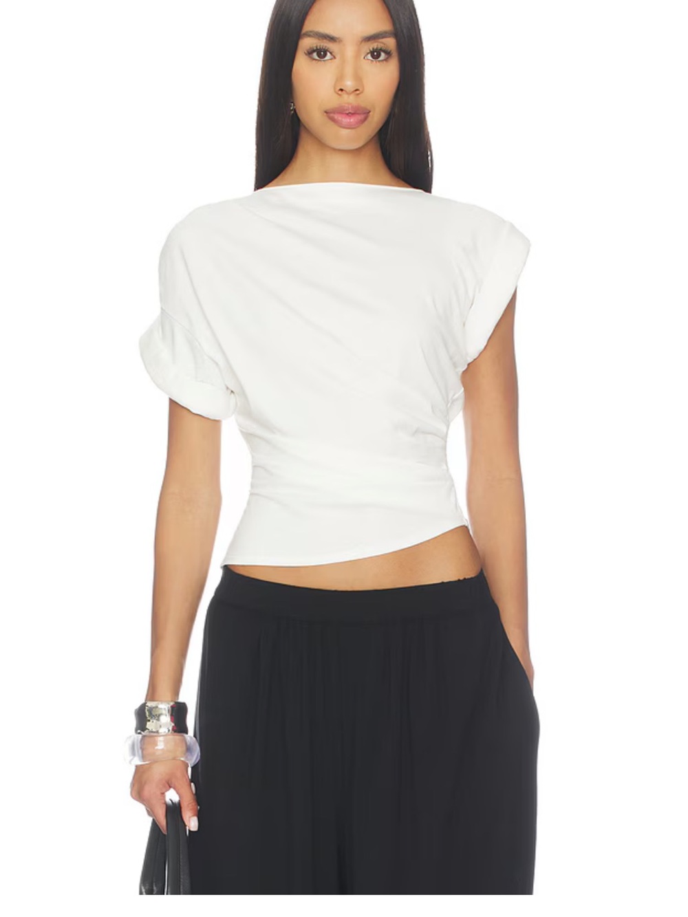 NWT REVOLVE Francine T-Shirt in White SMALL